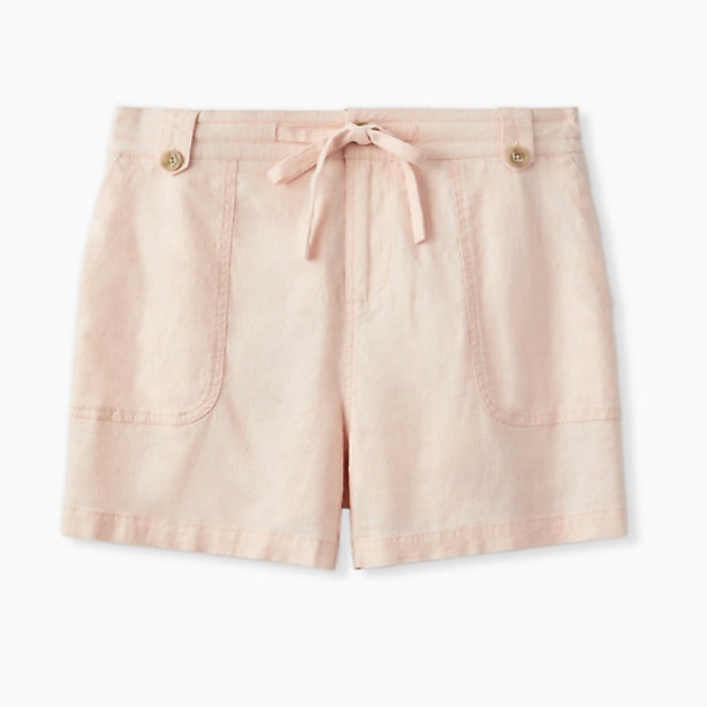 Torrid Pink Linen Shorts